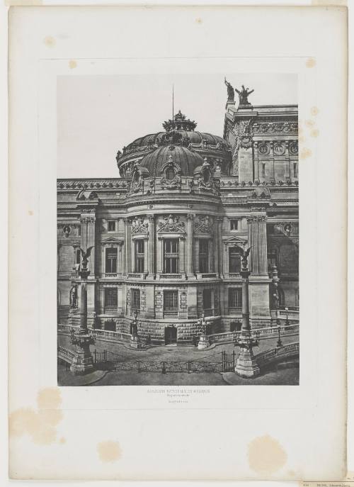 Académie Nationale de Musique, (Façade latérale)