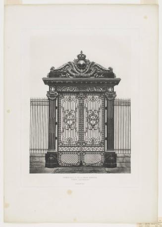 Grande grille de la Cour d'Honneur (Palais de Justice de Paris)