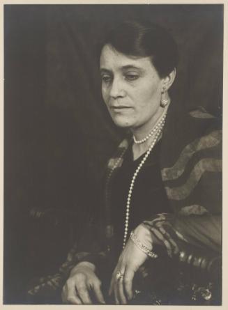 Portrait of Mrs. J. (Woman with Long Pearl Necklace - Mrs. Franz Johnston)