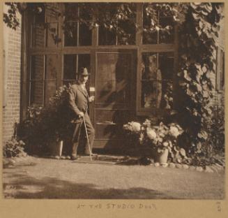 At the Studio Door (painter, Horatio Walker, 1858-1938)