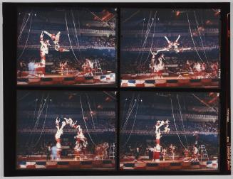 Original Contact Sheet, Moscow Circus, Boston Garden
