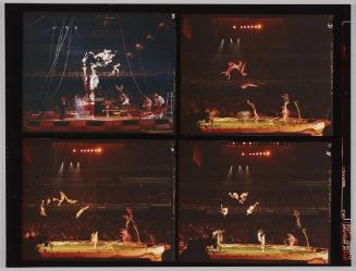 Original Contact Sheet, Moscow Circus, Boston Garden