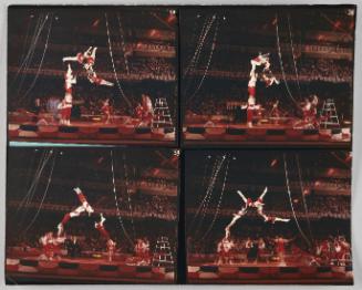 Original Contact Sheet, Moscow Circus, Boston Garden