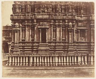 Tanjore. Great Pagoda, South Facade of Small Chapel (Subrahmanya Swami's Temple)