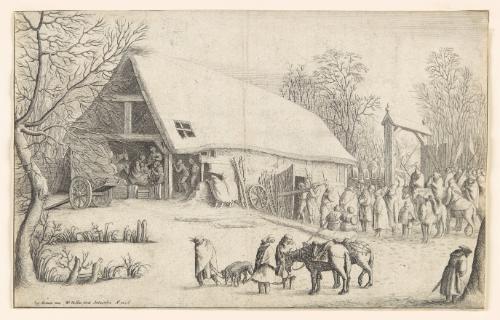 Winter Piece, with Nativity of Our Saviour