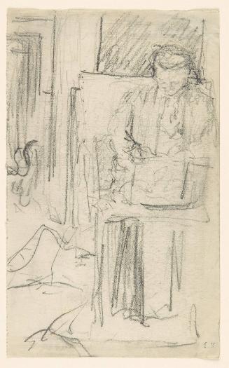 Mme Vuillard in the Studio