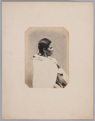 267. Abdjeïa bente Balguacime (48 years old) Arab woman of the Ilbarnia tribe (Constantine province). Height: 1m, 67cm – Black hair and eyes (Arab father and mother). Photographed in Paris.