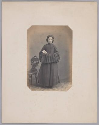 Cochinchinese Embassy in Paris. 156. Marie Vannier (40 years old) Born in Hue (Annam) to Sen diam, a Cochinchinese woman, and to Mr. Vannier, Officer of the French Navy, Chevalier of the Legion of Honor, Mandarin to Gia-long, the King of Annam (now Vietnam) (born in Auray, Morbihan).