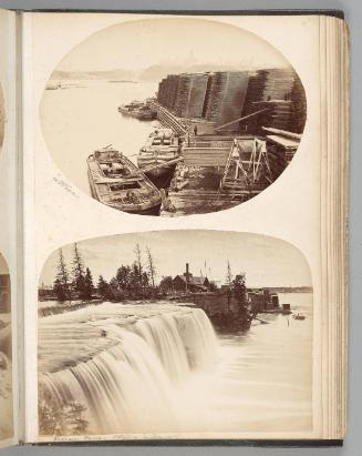 [Rideau Falls, Ottawa, in Summer]  from Tour Round The World 1882