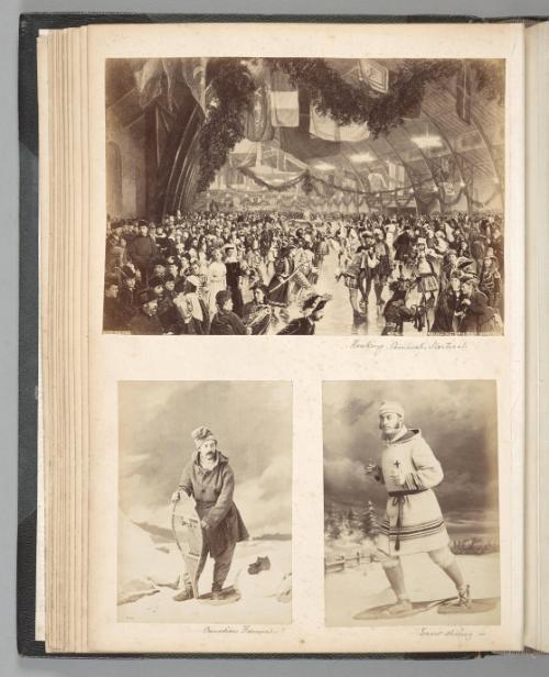 Skating Carnival, Victoria Rink, Montreal  from Tour Round The World, 1882