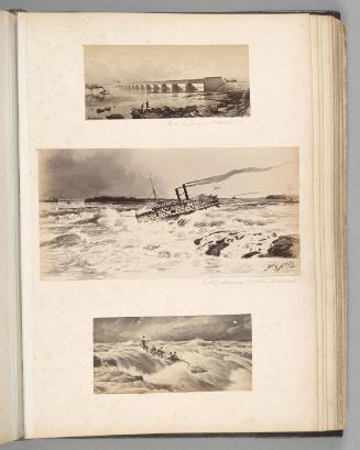 [Shooting Lachine Rapids, Montreal]  from Tour Round the World 1882