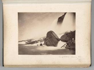 [Cave of the Winds, American Falls - Niagara]  from Tour Round the World 1882