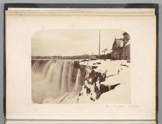 [Horseshoe Falls in Winter]  from Tour Round the World 1882