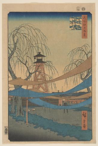 Hatsune Riding Grounds Bakuro-cho   no.6 from One Hundred Famous Views of Edo