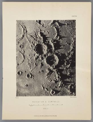 Mercator and Campanus  Plate XV from The Moon: Considered as a Planet, a World, and a Satellite