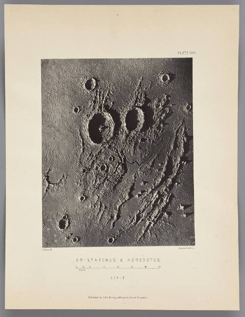 Aristarchus and Herodotus  Plate XVIII from The Moon: Considered as a Planet, a World, and a Satellite