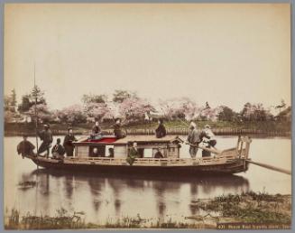 House Boat Sumida river, Tokio